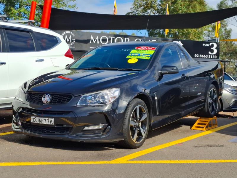 2016 Holden Ute Utility SV6 Black VF II MY16